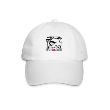 LGBT Elefanten-Safari - Baseballkappe - Weiß/Weiß - Vorne