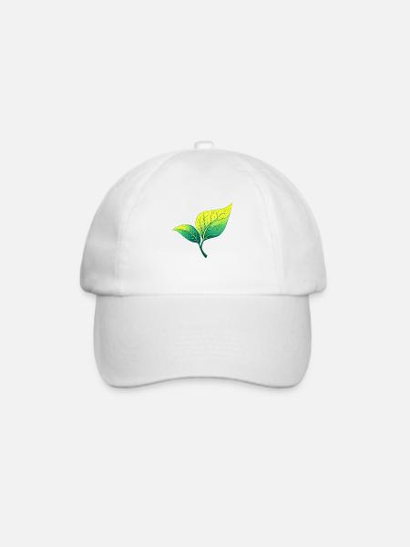 Natur - Baseballkappe - Weiß/Weiß