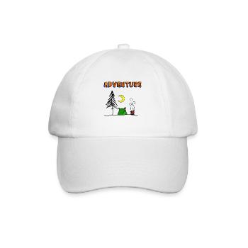 adventure - Baseballkappe - Weiß/Weiß - Vorne