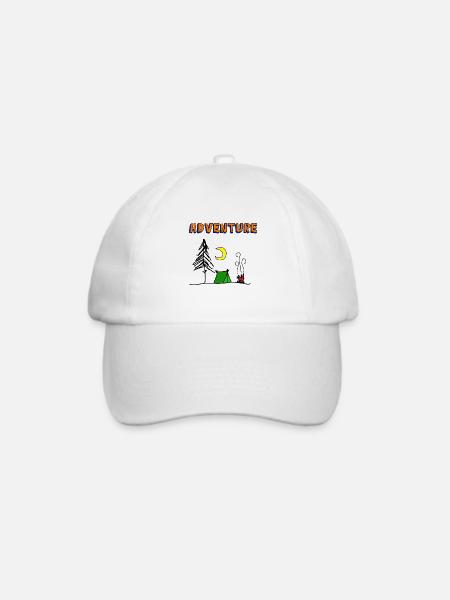 adventure - Baseballkappe - Weiß/Weiß
