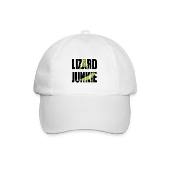 Lizard Junkie - Baseballkappe - Weiß/Weiß - Vorne