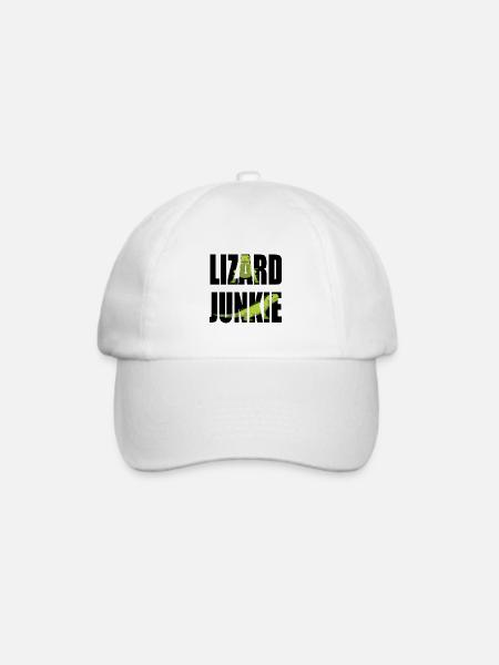 Lizard Junkie - Baseballkappe - Weiß/Weiß
