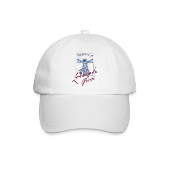 LEONARDO DA VINCI - Baseballkappe - Weiß/Weiß - Vorne