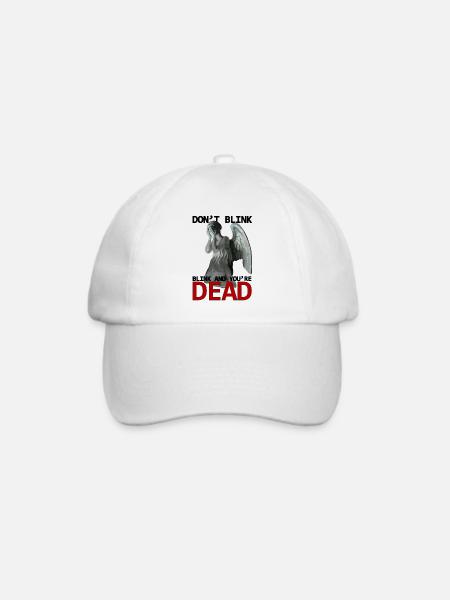 Don't blink - Baseballkappe - Weiß/Weiß