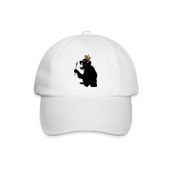monkey hero - Baseballkappe - Weiß/Weiß - Vorne