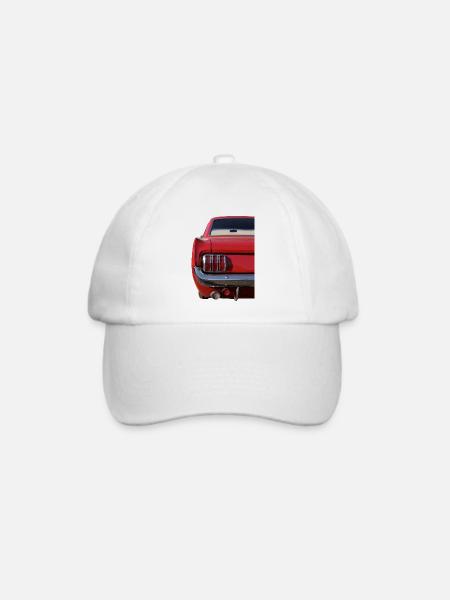 Sixties- back - Baseballkappe - Weiß/Weiß