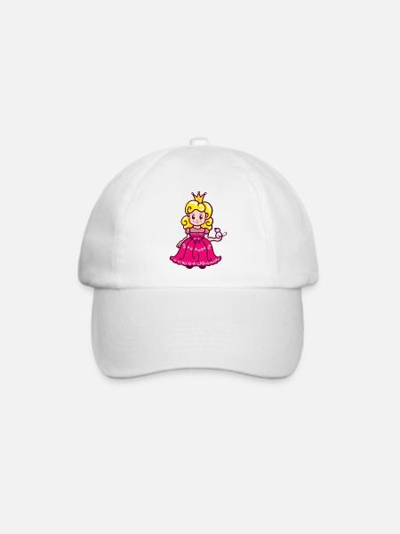 Prinzessin - Baseballkappe - Weiß/Weiß