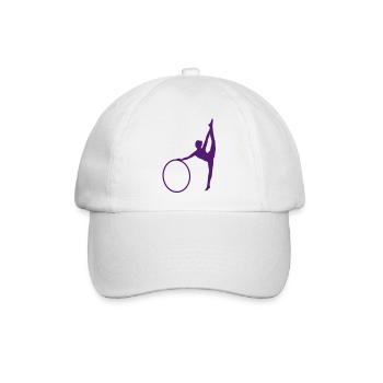 Gymnastik - Baseballkappe - Weiß/Weiß - Vorne