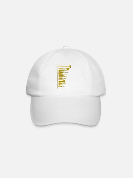 Werkzeug - Baseballkappe - Weiß/Weiß