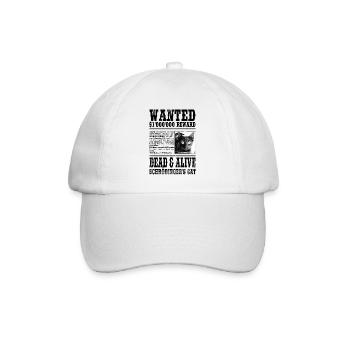 Wanted: Schrödinger's Cat - Dead & Alive - Baseballkappe - Weiß/Weiß - Vorne