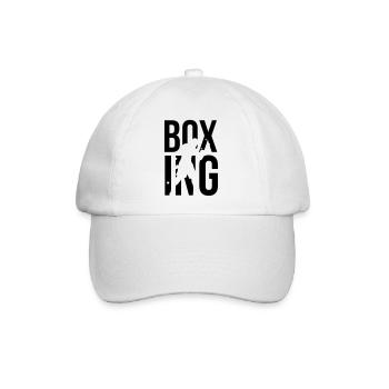 boxing boxen - Baseballkappe - Weiß/Weiß - Vorne