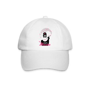 Team Braut - Braut - EVJF - Tiffany - Baseballkappe - Weiß/Weiß - Vorne