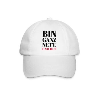 Nett - Baseballkappe - Weiß/Weiß - Vorne