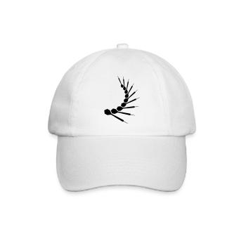 Dart Pattern - Baseballkappe - Weiß/Weiß - Vorne