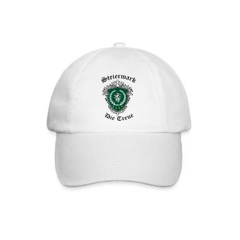 steiermark die treue - Baseballkappe - Weiß/Weiß - Vorne