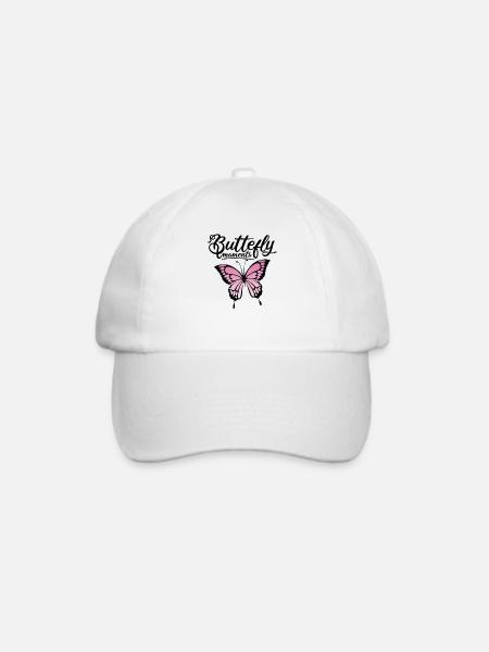 Butterfly "moments" - Baseballkappe - Weiß/Weiß