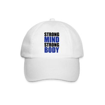 Strong - Baseballkappe - Weiß/Weiß - Vorne