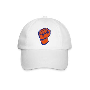 Faust schließen aufstehen - Baseballkappe - Weiß/Weiß - Vorne