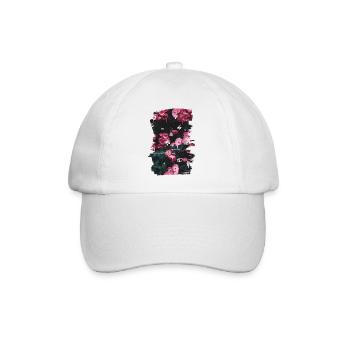Rosen - Baseballkappe - Weiß/Weiß - Vorne