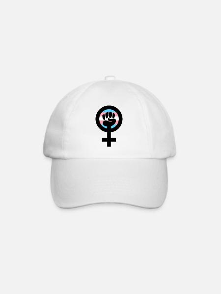 Emanzipation Feministin Frauenbewegung Geschenk - Baseballkappe - Weiß/Weiß
