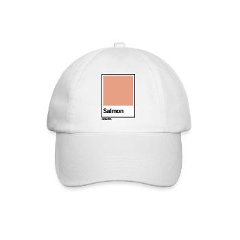 ähnlich COLORS Salmon - Baseballkappe - Weiß/Weiß - Vorne