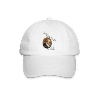 Friedrich Schiller - Baseballkappe - Weiß/Weiß - Vorne
