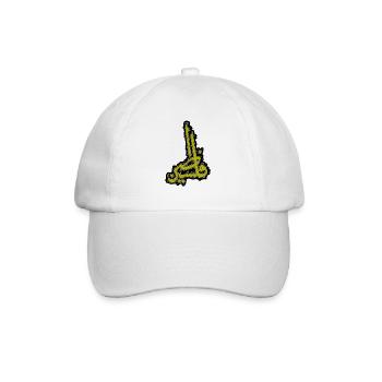 Palestine in arabic calligraphy - Baseballkappe - Weiß/Weiß - Vorne
