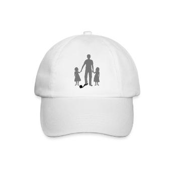 Töchter Gefangener Vater - Baseballkappe - Weiß/Weiß - Vorne