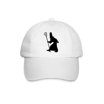 Sinterklaas mit Personal - Baseballkappe - Weiß/Weiß - Vorne
