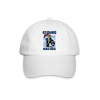Enduro - Baseballkappe - Weiß/Weiß - Vorne