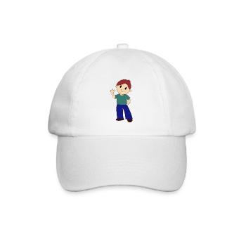 Weise Nase - Baseballkappe - Weiß/Weiß - Vorne