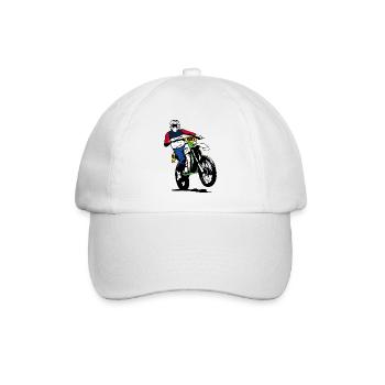 Enduro - Baseballkappe - Weiß/Weiß - Vorne