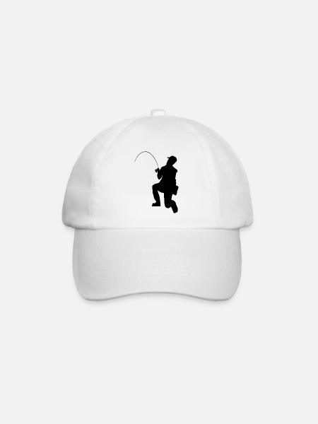 Biegen Angelrute - Baseballkappe - Weiß/Weiß