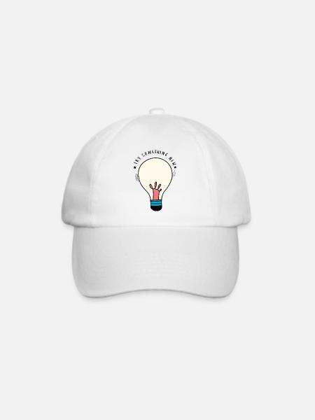 Lampe - Baseballkappe - Weiß/Weiß