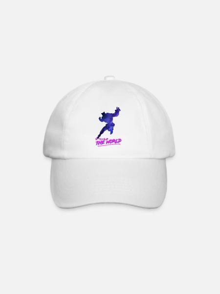 The World Outrun - Baseballkappe - Weiß/Weiß