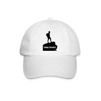 TREK-GEIST - Baseballkappe - Weiß/Weiß - Vorne