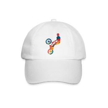 Bmx - Baseballkappe - Weiß/Weiß - Vorne