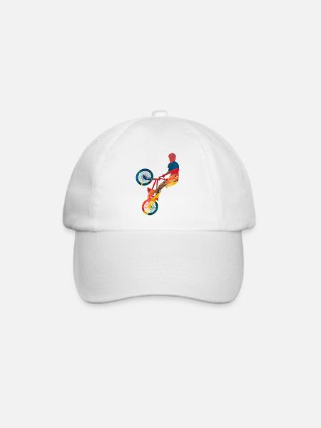 Bmx - Baseballkappe - Weiß/Weiß