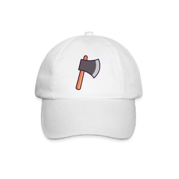 Axt - Baseballkappe - Weiß/Weiß - Vorne