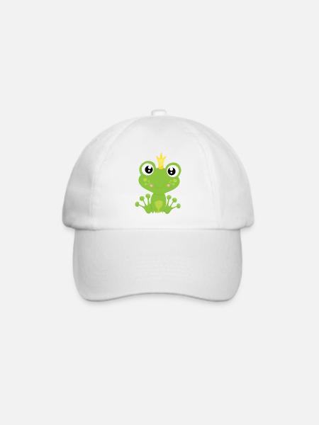 Froschkönig - Baseballkappe - Weiß/Weiß