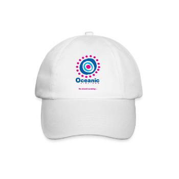 Oceanic Airlines - Lost Series Design - Baseballkappe - Weiß/Weiß - Vorne