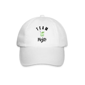 Team Mojito - Baseballkappe - Weiß/Weiß - Vorne