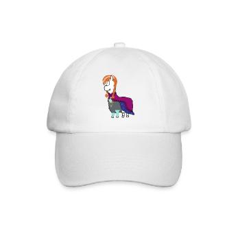 Anna Lama - Baseballkappe - Weiß/Weiß - Vorne