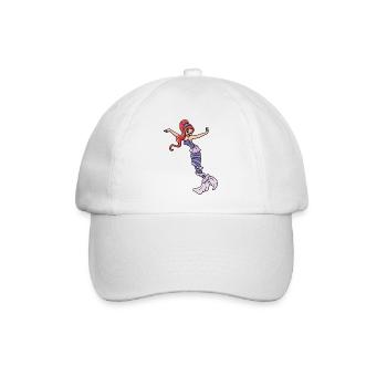 Meerjungfrau - Baseballkappe - Weiß/Weiß - Vorne