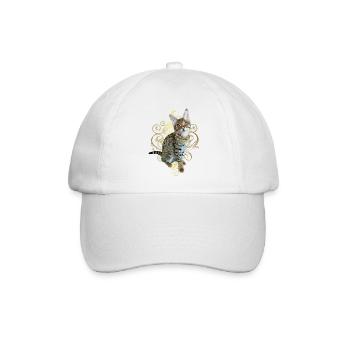 Tabby - Baseballkappe - Weiß/Weiß - Vorne