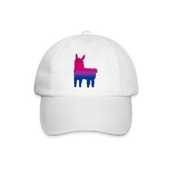 Lama Bi - Baseballkappe - Weiß/Weiß - Vorne