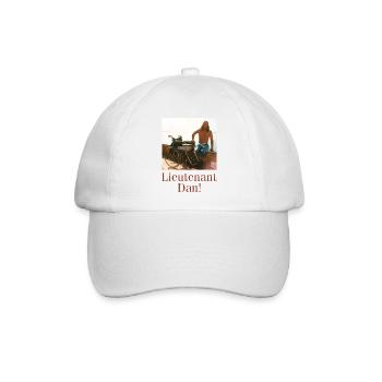 Forrest Gump Lieutenant Dan - Baseballkappe - Weiß/Weiß - Vorne