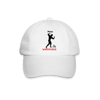 Pose Whisperer - Baseballkappe - Weiß/Weiß - Vorne