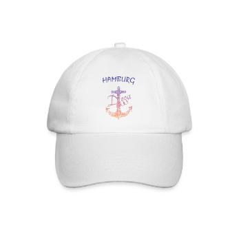 Hamburg Digga - Baseballkappe - Weiß/Weiß - Vorne