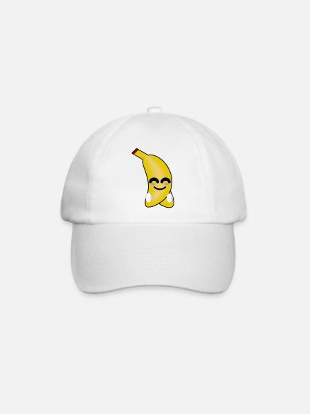 Funny Banana - Baseballkappe - Weiß/Weiß
